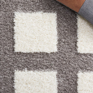 Safavieh Norway 204 Modern Power Loomed Rug Grey / Ivory NOR204F-9