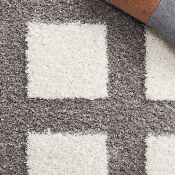 Safavieh Norway 204 Modern Power Loomed Rug Grey / Ivory NOR204F-9