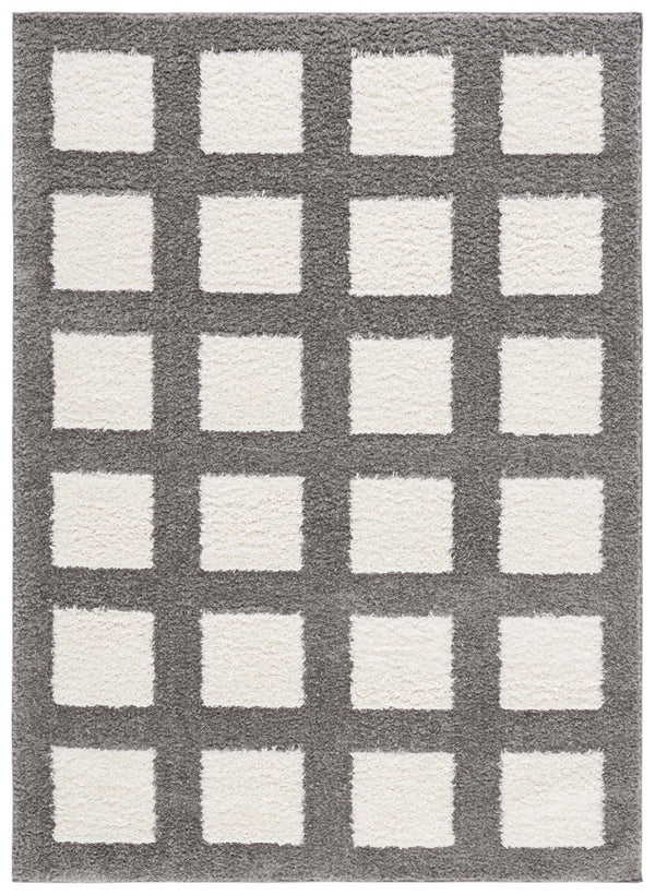 Safavieh Norway 204 Modern Power Loomed Rug Grey / Ivory NOR204F-9