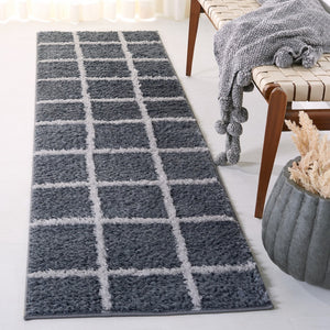 Safavieh Norway 206 Modern Power Loomed Rug Dark Grey / Light Grey NOR206F-9