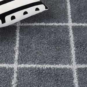 Safavieh Norway 206 Modern Power Loomed Rug Dark Grey / Light Grey NOR206F-9