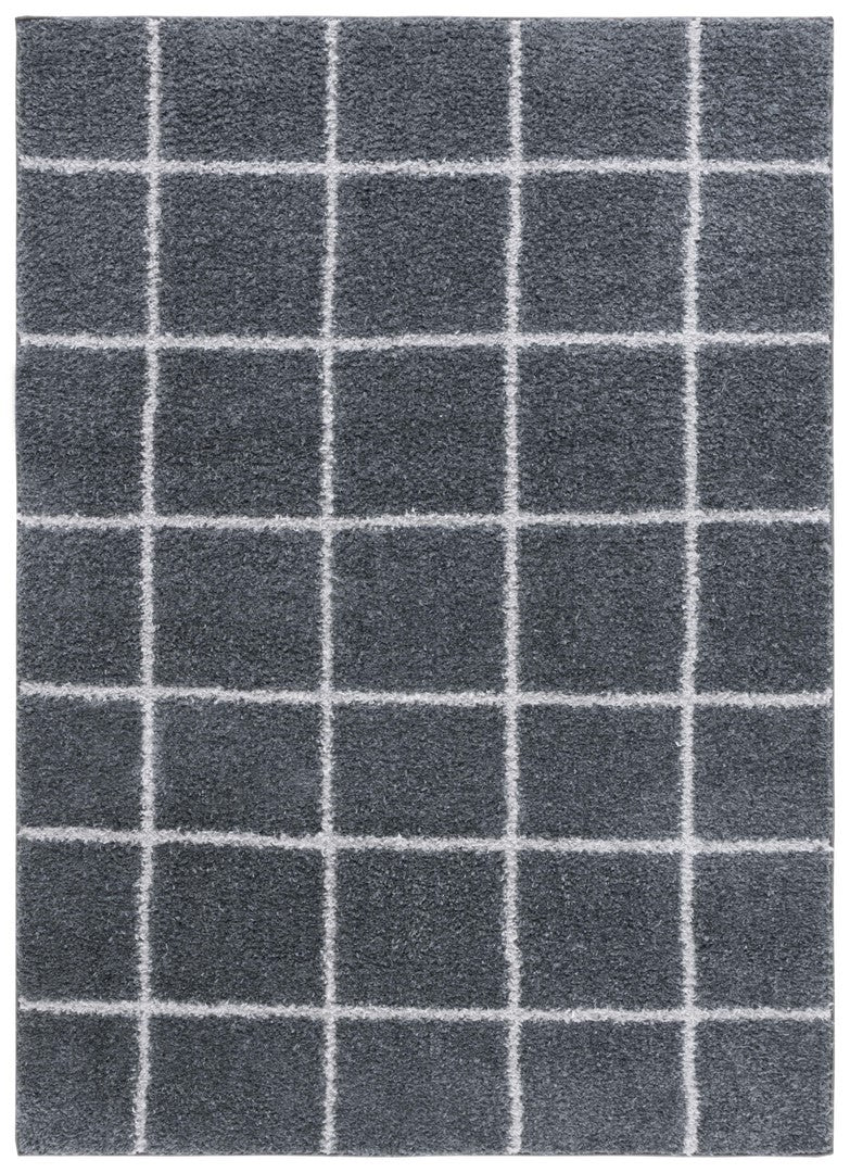Safavieh Norway 206 Modern Power Loomed Rug Dark Grey / Light Grey NOR206F-9