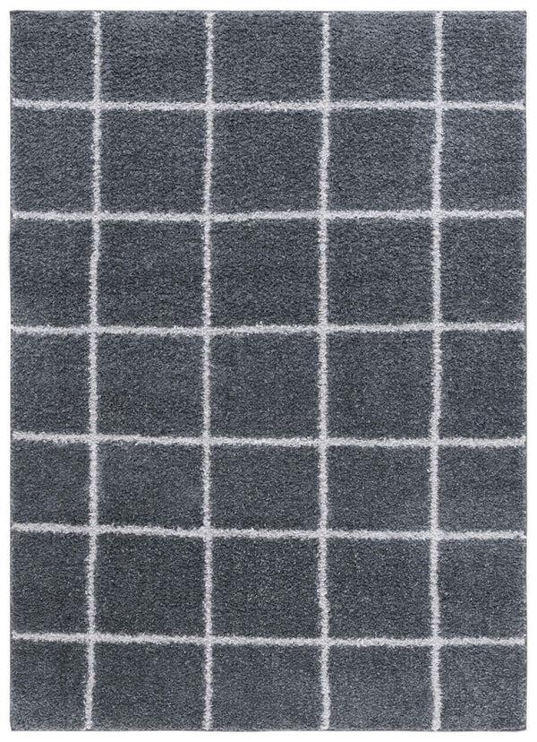 Safavieh Norway 206 Modern Power Loomed Rug Dark Grey / Light Grey NOR206F-9