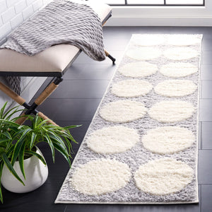 Safavieh Norway 208 Modern Power Loomed Rug Grey / Ivory NOR208F-9