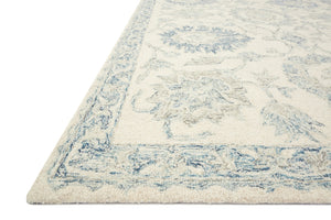 Loloi Norabel NOR-04 100% Wool Pile Hooked Contemporary Rug NORBNOR-04IVBB93D0