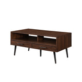 Walker Edison Nora Contemporary/Modern 40" Coffee Table with Hairpin Legs NORL1KDW