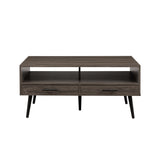 Walker Edison Nora Contemporary/Modern 40" Coffee Table with Hairpin Legs NORL1KSG