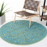 Novelty 701 Hand Knotted Micro Yarn 0 Rug Yellow / Blue Micro yarn NOV701C-5R