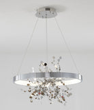 Bethel Chrome LED Chandelier in Stainless Steel & Aluminum