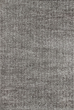Momeni Novogratz Nola Shag NS-01 Machine Made Contemporary Solid Indoor Area Rug Grey 8' x 10' NSHAGNS-01GRY80A0