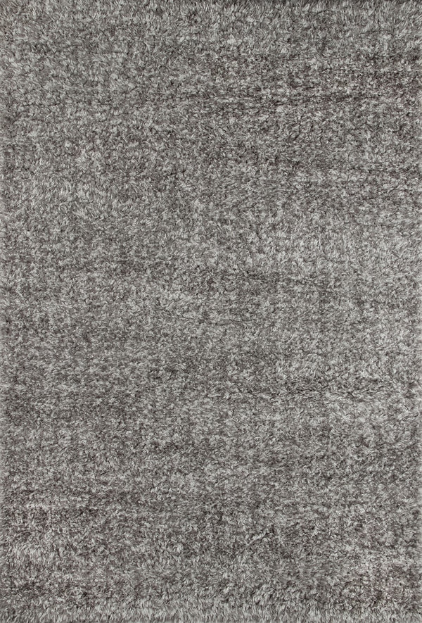 Momeni Novogratz Nola Shag NS-01 Machine Made Contemporary Solid Indoor Area Rug Grey 8' x 10' NSHAGNS-01GRY80A0