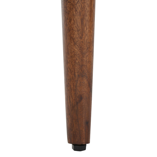 Marion Elegant 1 Drawer Nightstand with Marble Top - Stylish Walnut Design for Your Bedroom Decor