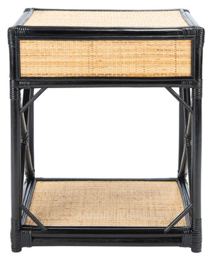 Bali 1 Drawer 1 Shelf Nightstand