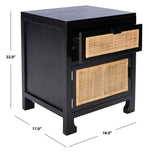 Dave 1 Drawer 1 Door Nightstand