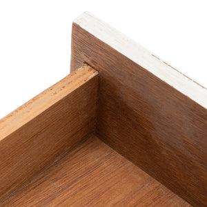 Safavieh Rumi 1 Drawer 1 Shelf Nightstand White/Natural NST4004B