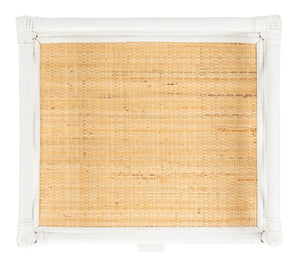 Safavieh Rumi 1 Drawer 1 Shelf Nightstand White/Natural NST4004B