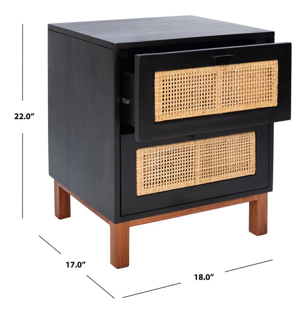 Erica 2 Drawer Nightstand
