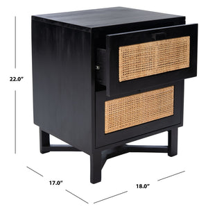Hedwig 2 Drawer Nightstand