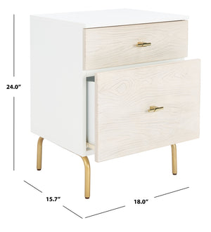 Safavieh Genevieve 2 Drawer Nightstand NST5002D
