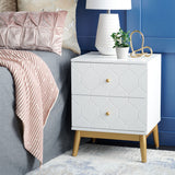 Safavieh Kit 2 Drawer Patterned Night Stand NST5010A