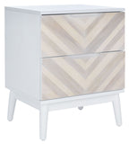 Safavieh Tay 2 Drawer Patterned Night Stand NST5011A