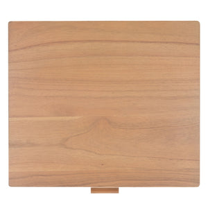 Miya Night Stand - Modern Rattan Accent Table with Drawer and Open Shelf for Stylish Organization