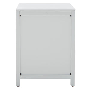 Miya Night Stand - Modern Rattan Accent Table with Drawer and Open Shelf for Stylish Organization