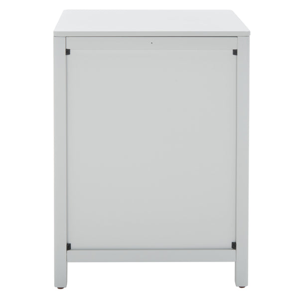 Miya Night Stand - Modern Rattan Accent Table with Drawer and Open Shelf for Stylish Organization