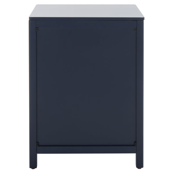 Miya Night Stand - Modern Rattan Accent Table with Drawer and Open Shelf for Stylish Organization