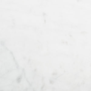 Tahseen Parquet Nightstand White Wash/Silver Wood/Faux Marble NST9004B