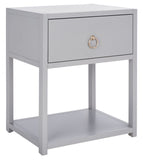 Yudi 1 Drawer 1 Shelf Nightstand