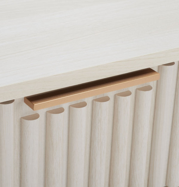 Safavieh Lylia 2 Drawer Nightstand White / Gold Legs / Gold Handle Pb/ Mdf NST9605C