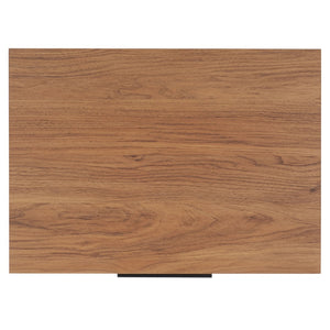 Safavieh Lylia 2 Drawer Nightstand Oak / Black Legs / Black Handle Pb/ Mdf NST9605D