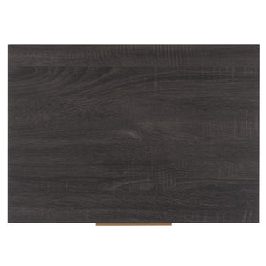 Safavieh Lylia 2 Drawer Nightstand Distressed Black / Gold Legs / Gold Handle Pb/ Mdf NST9605E