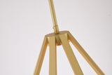 Bethel Gold LED Chandelier in Metal & Silicone