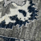 AMER Rugs Nuit Arabe NUI-20 Hand-Knotted Bordered Transitional Area Rug Navy 10' x 14'