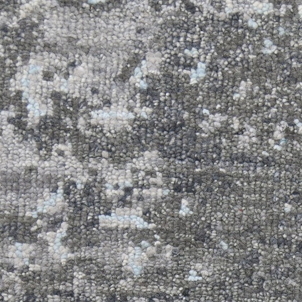 AMER Rugs Nuit Arabe NUI-22 Hand-Knotted Bordered Transitional Area Rug Silver 10' x 14'