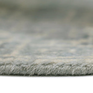 AMER Rugs Nuit Arabe NUI-3 Hand-Knotted Bordered Transitional Area Rug Blue 10' x 14'