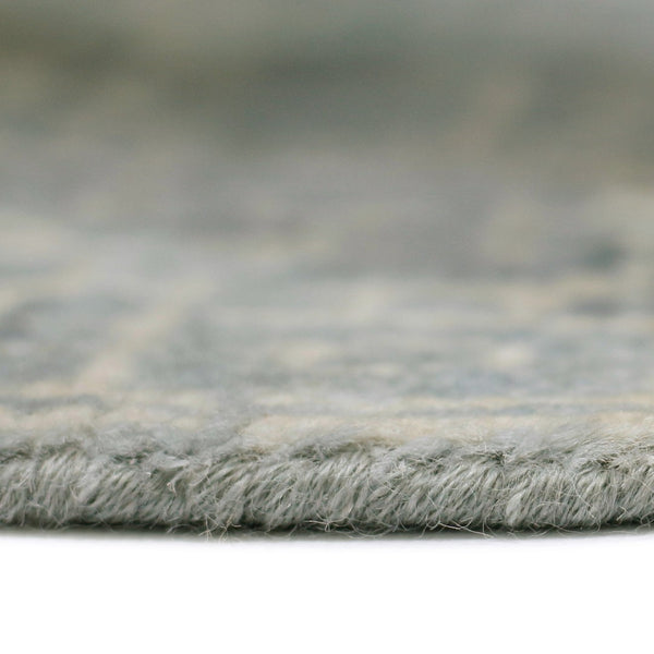 AMER Rugs Nuit Arabe NUI-3 Hand-Knotted Bordered Transitional Area Rug Blue 10' x 14'