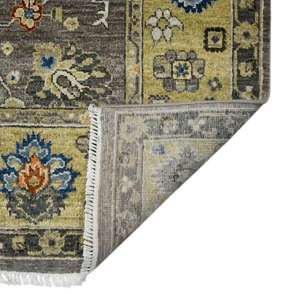 AMER Rugs Nuit Arabe NUI-46 Hand-Knotted Bordered Transitional Area Rug Taupe 10' x 14'