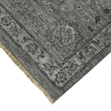AMER Rugs Nuit Arabe NUI-5 Hand-Knotted Bordered Transitional Area Rug Beige 10' x 14'