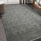 AMER Rugs Nuit Arabe NUI-5 Hand-Knotted Bordered Transitional Area Rug Beige 10' x 14'