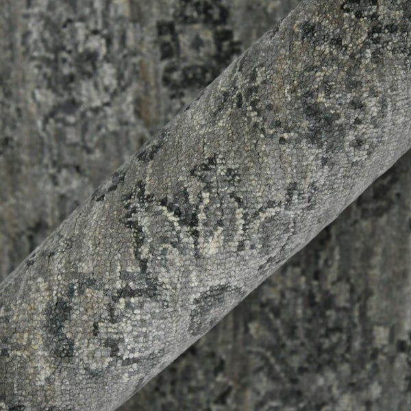 AMER Rugs Nuit Arabe NUI-5 Hand-Knotted Bordered Transitional Area Rug Beige 10' x 14'