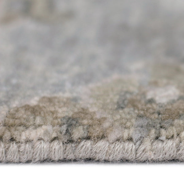 AMER Rugs Nuit Arabe NUI-6 Hand-Knotted Bordered Transitional Area Rug Gray/Blue 10' x 14'