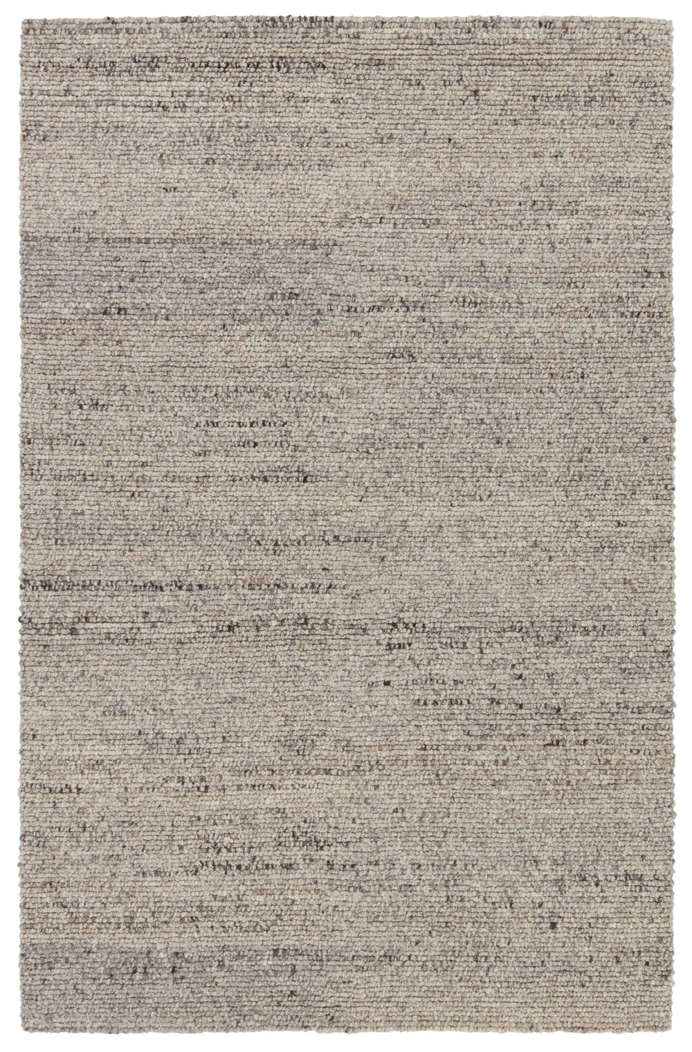 Jaipur Living Navarra Burch NVA02 Handwoven 100% Wool Solid Area Rug Gray 100% Wool RUG154990