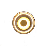 Bethel Gold LED Wall Sconce in Metal & Glass