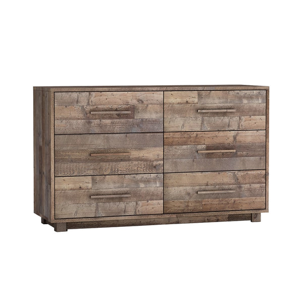LH Imports Nevada 6 Drawer Dresser NVD005