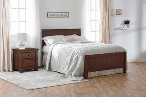 Pali Low Profile Footboard Mocacchino Solid Radiata Pine, MDF 6666-M