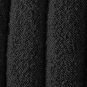 Nash Boucle Fabric / Engineered Wood / Foam Contemporary Black Boucle Fabric Full Bed - 68" W x 86" D x 38" H