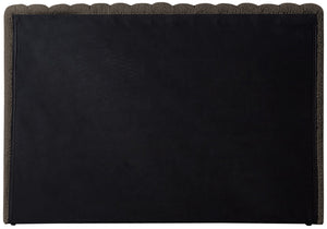 Nash Boucle Fabric / Engineered Wood / Foam Contemporary Brown Boucle Fabric Twin Bed - 53" W x 86" D x 38" H